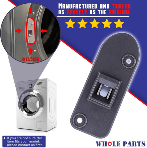 Dryer Door Catch Replacement DC97-18057A DC97-18057C For Samsung Dryers Replaces 4469234 AP6040097 PS9606214 EAP9606214