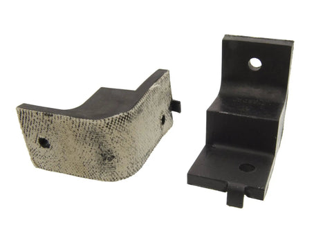 Upgrade Your Classic Ride With This Ultimate Exhaust Hanger Kit For 1956-1962 Corvette Center At X Frame Includes Brackets Rubber And U Bolts You Need black metal brackets with rubber pad for classic Corvette exhaust mount