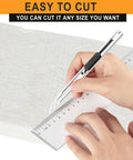Amazon Kaowool ceramic fiber insulation blanket, 2 in thick by 15 in x 24 in, being cut with a utility knife