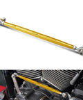 Gold Gear Shift Linkage Lever Shifter Rod For Harley Davidson Breakout FXBRS 114 2018-2020 And CVO Tri Glide FLHTCUTGSE 2020 Upgrade Aluminum Alloy CNC Machined Weather-Resistant Easy Install Durable Bike Shifter Upgrade, installed on engine