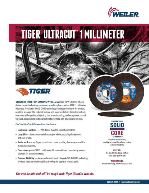 Ultra Thin 1mm Stainless Cutting Wheel For Precise Clean Cuts INOX Ultracut Pro Grade High-Performance 4-1/2 Inch Wheel With 7/8 Inch Arbor Type 1 Contaminant-Free Pack Of 50 shown with welding application.