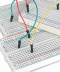 No Sweat Prototyping 20 Pack Solderless Breadboard 830 Points Kit For Arduino And Raspberry Pi Diy showing jumper wires and connection points.