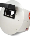 Lightweight Pancake Welding Hood With Flip Up Lens, Adjustable Strap, White, Right Handed, Face And Side Shields, Made For Safe Welds