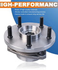 Pair Front Wheel Hub Bearing Assembly For Jeep Grand Cherokee 1999 2000 2001 2002 2003 2004 5 Lug Non ABS Durable Bearing Steel OE Style Fit