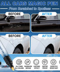 Magic Pen Car Scratch Remover For Vehicles, Professional Car Paint Scratch Repair Tool, quick fix before after images