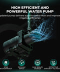 Auto Drip Irrigation Kit With 13 Gallon Foldable Bucket, 24W Upgraded Pump, 8 Drip Emitters, showcasing the efficient pump.