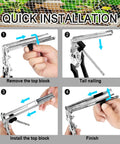 Quick installation guide for Type M Hog Ring Pliers Kit With 2400 Zinc Alloy Hog Rings For Fencing And Animal Cages.