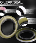 Four Set L44643 Beefy Bearing Kit For 1 Inch Trailer Axle Wheel Hub showing detailed no leak seal design