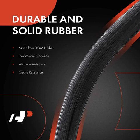 A-Premium front brake hydraulic hose, black EPDM rubber, pack of 2, for Chevy/GMC/Cadillac models