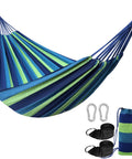 Cotton Hammock Portable Hanging Bed With Tree Straps Easy Setup Indoor Outdoor 550 Pound Capacity Dope Comfort For Backyard Camping And Travel