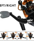 Ultralight Spinning Reel With 12 Plus 1 Ball Bearings And Anti Reverse Size 3000 showing handle assembly and adjustment options.