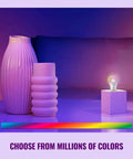 Smart Tunable White Filament LED Candle Bulb 40W Equivalent With SpaceSense Motion WiFi Connected Voice Or App Control and vases