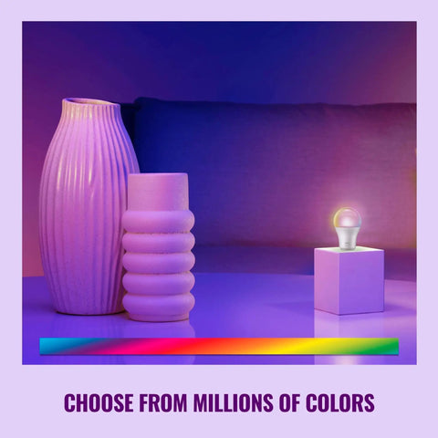 Smart Tunable White Filament LED Candle Bulb 40W Equivalent With SpaceSense Motion WiFi Connected Voice Or App Control and vases