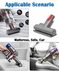 Quick Release Mini Motorhead For Dyson V8 V7 V10 V11 Vacuums, cleaning mattress, sofa, and car interior, snap on brush head