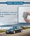 Universal Car Battery Terminal Shims 2 Pair Adapter Sleeves For Positive And Negative Posts Made From Heavy Duty Lead Alloy shown in installation.