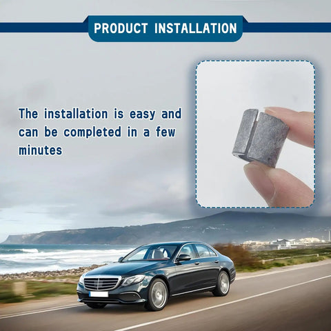 Universal Car Battery Terminal Shims 2 Pair Adapter Sleeves For Positive And Negative Posts Made From Heavy Duty Lead Alloy shown in installation.