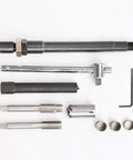 26pc Spark Plug Thread Repair Kit M14 X 1.25 Deep Plug Fix Kit tools including taps and bits on white background