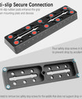 Vixen Style Dovetail Mounting Plate With 160mm Telescope Rail Bar and anti-slip pads for secure attachment