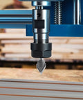 Built Like A Tank 60 Degree V Groove Router Bit With Premium Carbide Tipped Cutters And 1/4 Inch Shank, precision CNC engraving setup.