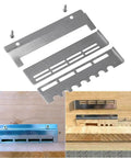 Stainless Steel Beehive Entrance Reducer Kit, 20 Sets Anti Escape Hive Door for beekeeping with tool-free installation on wooden hive.