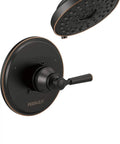 Westchester Tub and Shower Trim with Single Handle in Oil Bronze Finish, 14S, includes full body and massaging spray settings