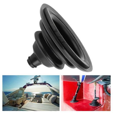 Marine Motor Well Boot 2.76 Inch Rigging Cable Boot For Boats And Yachts Steering Shift Hole Cover Engine Protector Cover Boat Ship Trunk Durable Waterproof Marine Accessory