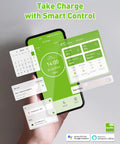 WiFi Garden Hose Timer With Brass Inlet Dual Zone Smart Sprinkler Controller smartphone app interface displaying schedule