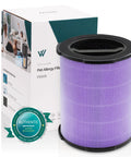 P200S P200 Pro Air Purifier Replacement Filter 3 In 1 H13 True HEPA And Activated Carbon next to packaging box
