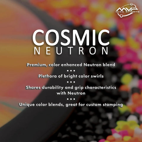 Cosmic Neutron Volt Disc Golf Fairway Driver For Long Bombs And Laser Straight Throws With A Subtle Turn And Reliable Fade 165 To 170 Grams Colors May Vary, cosmic neutron blend disc