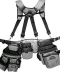 Black Label Suspension Rig 4RSP97040 Ultra Lightweight Tool Carrier, ballistic nylon with rubber reinforced corners, gray