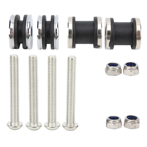 Detachable Docking Hardware Kit For Sportster 883 1200 XL 2004-2017, beefy steel and chrome plated screw set with nuts