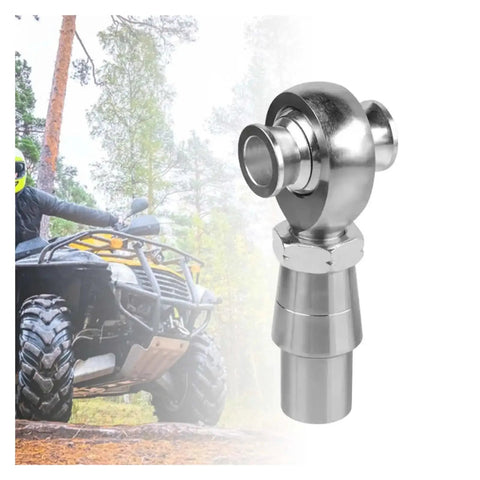 Hella Durable 0.75 Inch Heim Joint Rod Ends Set with shiny steel finish, used for smooth steering linkage and traction bars.