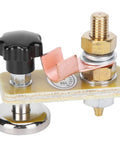 Heavy Duty Welding Magnetic Ground Clamp With 02 Inch Brass Connector And Thick Insulation for smooth metal attachment.