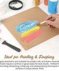 Smooth Unfinished Mdf Craft Boards 24 Pack 12 By 12 Inches 1/8 Inch Thick Medium Density Fiberboard Sheets with paint on surface.