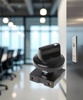 4 Position Rotary Ceiling Fan Switch With 3 Speed Governor Button Isolator And Wall Control For Professional Ceiling Fans Easy Install Smooth Speed Regulation And Fan Accessory Ready installed on office wall