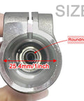 Close-up of 25.4mm diameter in Replacement Gearbox Gearcase Assembly For Ryobi Homelite Straight Shaft Trimmer Power Head And Brush Cutter 308210008 Direct Fit Easy Install OEM Replacement Part For 30cc Class Models Compatible With Ry30004 Ry30004A Ry30061A Ry30160