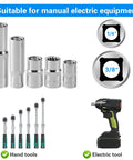 10mm Impact Socket Set With 1/4 And 3/8 Inch Drives, Includes 6-Point And 12-Point Deep And Shallow Sockets, Mirror Chrome Finish