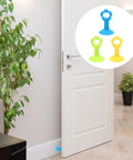 Sixteen Pack Silicone Door Stopper With Suction Cup Silent Door Stop Easy To Install For Kitchen And Office Use Assorted Colors