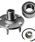 Front Wheel Bearing Hub Assembly for Ford Escape 2001-2012, Mazda Tribute 2001-2011, 5 Lug, Non ABS, direct fit replacement