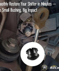 Gear Shift Cable Bushing Repair Kit With Install Tool for Transmission Shifter Cables compatible with multiple vehicle brands.
