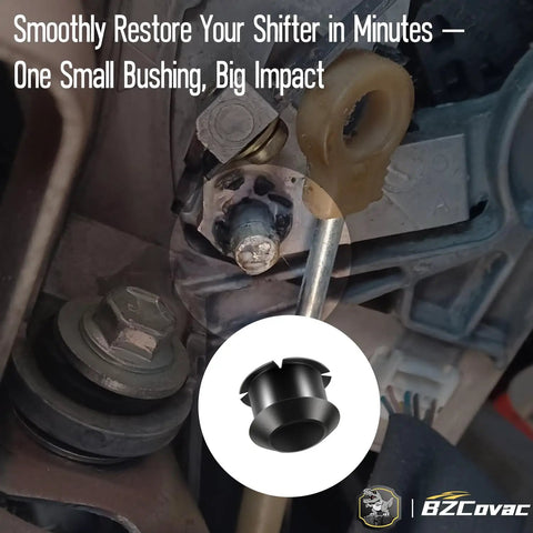 Gear Shift Cable Bushing Repair Kit With Install Tool for Transmission Shifter Cables compatible with multiple vehicle brands.