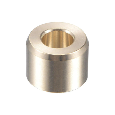Cast Brass Heavy Duty Self Lubricating Sleeve Bearing With 1/4 Inch Bore, 1/2 Inch OD, 3/8 Inch Length, Oilless Maintenance Free Bushing
