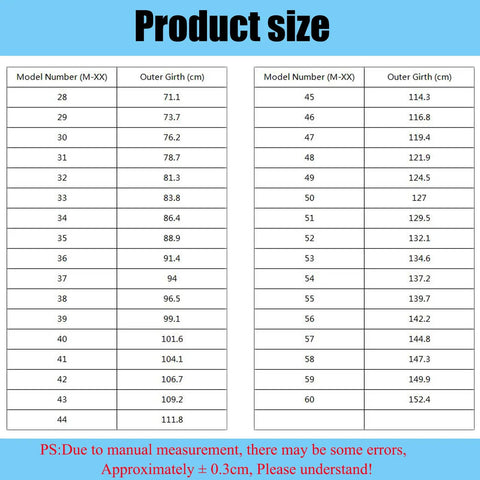 Product size chart for 41 Inch Outer Girth Industrial M41 Sewing Machine V Belt, displaying model numbers and outer girth measurements.