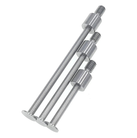 Flat Dial Indicator Contact Points Set With 0.4mm Depth, 5mm Thickness, 4-48 UNF Thread A Set for measuring foam and plastics