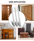 20 Inch Stainless Steel Piano Hinges 2 Pack 0.060 Thick Heavy Duty Top Shelf Hardware for doors and furniture in use.