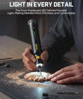 Cordless Rotary Tool Kit With 25000 RPM Motor 5 Speed Settings 44 Accessories For Sanding Polishing Drilling Carving And Cutting