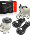Heavy Duty Engine And Transmission Mount Kit With Torque Strut Drop Right In Killing That Drivetrain Shudder On 2013 To 2017 Ford Explorer 3.5L V6 Turbo Police Interceptor Automatic Only, showing parts layout.