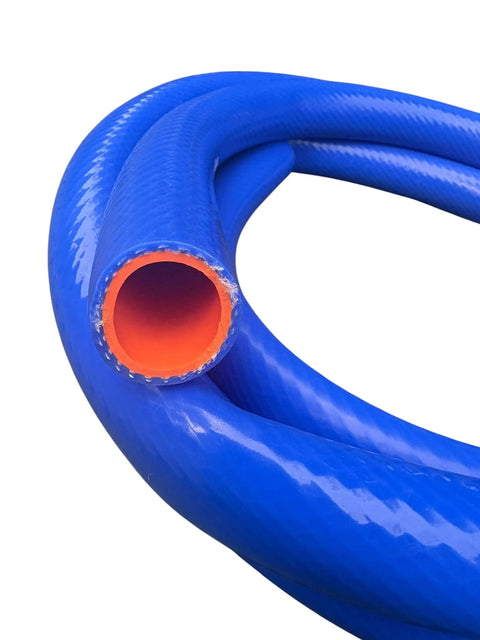 1 Inch Silicone Heater Hose 10 Foot Roll Heavy Duty Pro Grade High Temperature Flexible Durable Multi Purpose Automotive And Industrial Hose In Blue And Orange For Extreme Environments