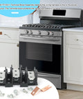 Heavy Duty Terminal Block Assembly For Electric Range And Oven Wiring Easy Install Replacement Part For Stoves Durable Reliable Power Connection Compatible With WB17T10011 And Related Parts AP3736048 1085735 black terminal block with screws