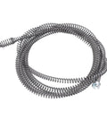 Super Flex Manganese Steel Drain Auger Cable 16mm Pipe Snake Clog Remover coiled steel cable for tough drain clogs.